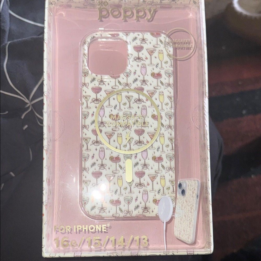 Poppy iPhone case new in unopened box